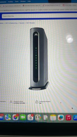 Motorola- 3.1 Cable Modem WiFi Router