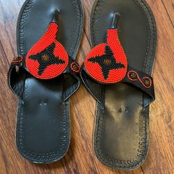 Handmade sandals (size 7)