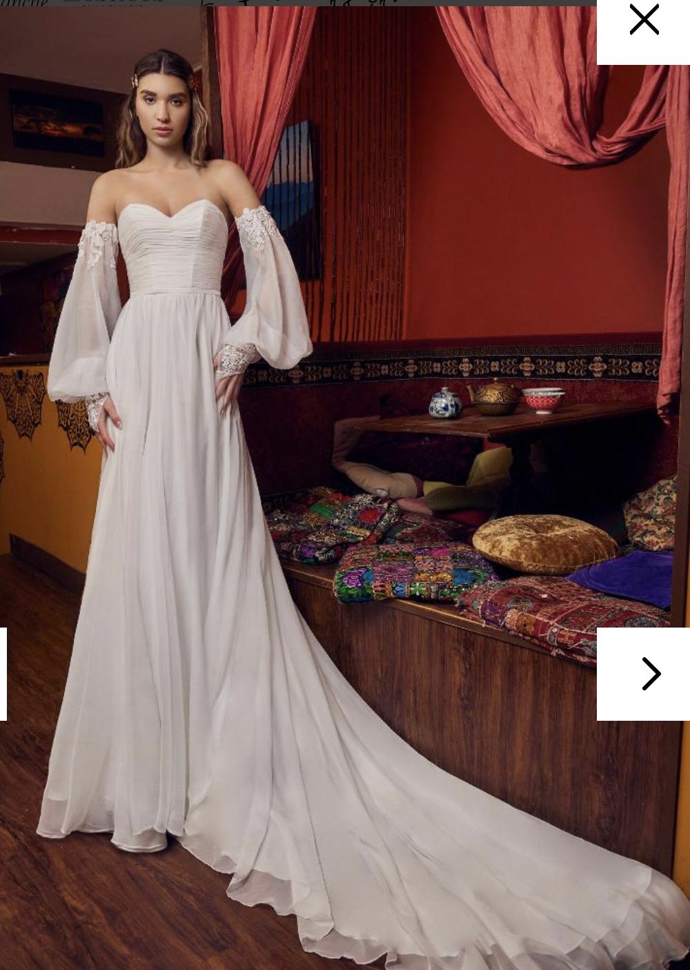 Wedding dress by Calla Blanche