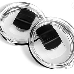 Tumbler Lids for Yeti, 2 Pack 20 Oz Magnetic Replacement Covers for 20 Oz  Tumble
