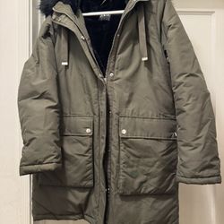 ZARA  Parka Jacket Size Small