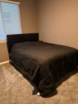 Queen bed with Headboard