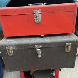 2 Small Kennedy Tool Boxes