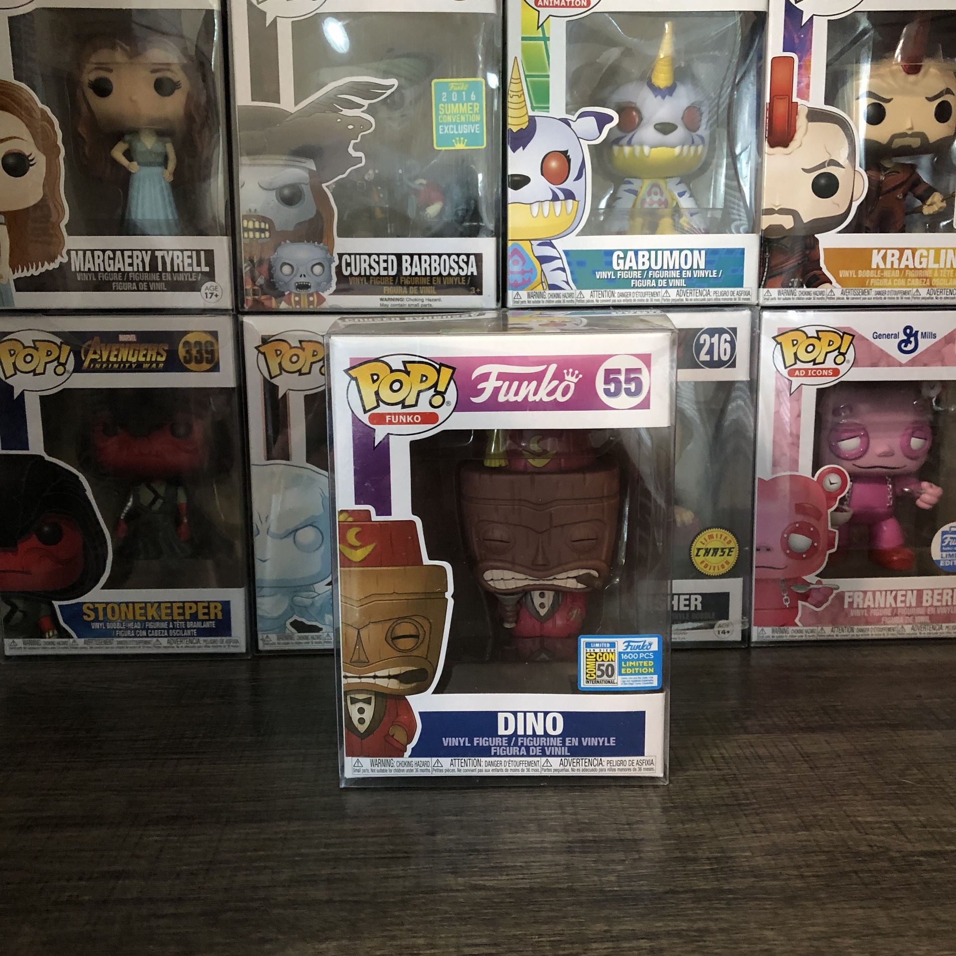 Funko Pop #55 DINO, Tiki Fundays 2019