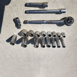 CRAFTSMAN ORIGINAL USA MFR. 3/8 DRIVE SET EE Series