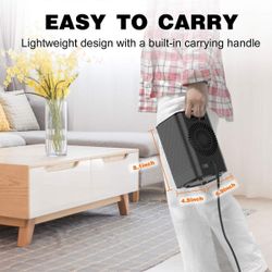 Space heater, portable, 600 - 950 watt, 45 degree rotation, 45 db