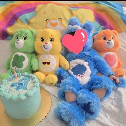 Carebear Plushies & Infant Costume
