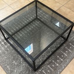Glass Top Coffee Table 