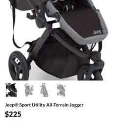 Like New Jeep Jogging Stroller