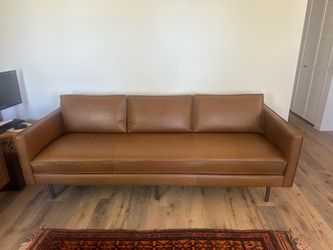 West Elm - Axel Leather Sofa 88’’