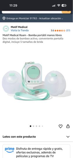 Motif Medical Roam Portable Hands-Free Breast Pump