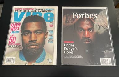 KANYE WEST Collectible Magazine Pair