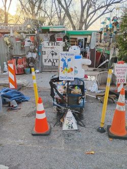 Snow Cone Business On Push Cart Ready To Go