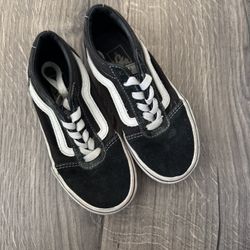 Kids Size 12 Black Vans 