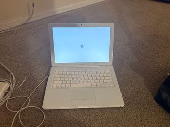 Apple MacBook White Laptop