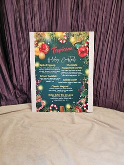 Tropicana Las Vegas Holiday Cocktail Sign