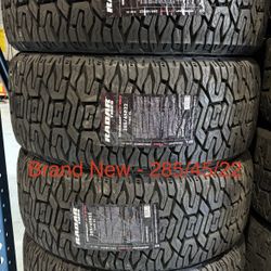 (4) - 285/45/22 Radar Renegade AT Pro Tires