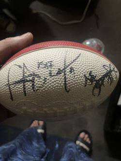 Autographed Mini Football 49ers
