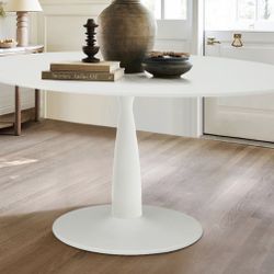 White Oval Dining Table – Like New