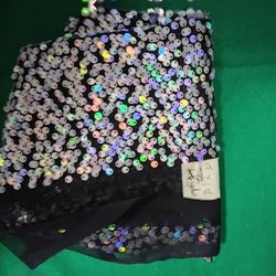 Remnant Sequined Fabric $18"x28"