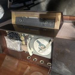 Vintage Dominante Hi-Fi Stereo Console – Made in West Germany Record Player