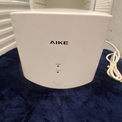 NEW, AUTOMATIC ELECTRIC HAND DRYER "AIKE" THE MONEY YOU WILL SAVE IN PAPER PRODUCTS THIS ITEM WILL PAY FOR ITSELF IN LESS THAN A WEEK!!!