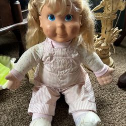Vintage 1989 Playskool Kid Sister Doll – 21"