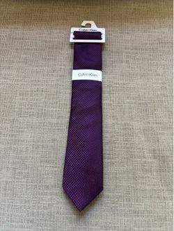 Calvin Klein Burgundy Necktie
