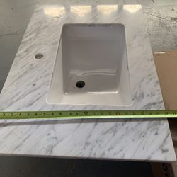marble 30 inch vanity top 