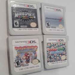 NINTENDO 3DS 4 AWESOME MARIO GAMES BUNDLE 