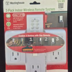 Westinghouse 3 Pack Indoor Wireless Remote System