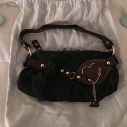 Rare Vintage Small Emerald Green Juicy Couture Y2K Purse