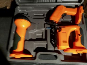 Shop Source Cordless Power Tools Jigsaw Corner Sander Flashlight