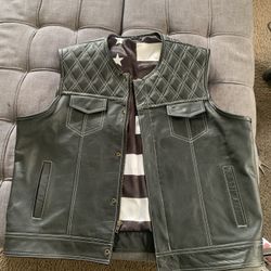 American Flag Biker Vest 