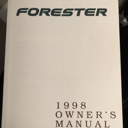 1998 Forester Owner’s Manual