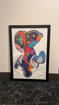 KAWS Stay Steady & No Ones Home Jigsaw Puzzle With Frame