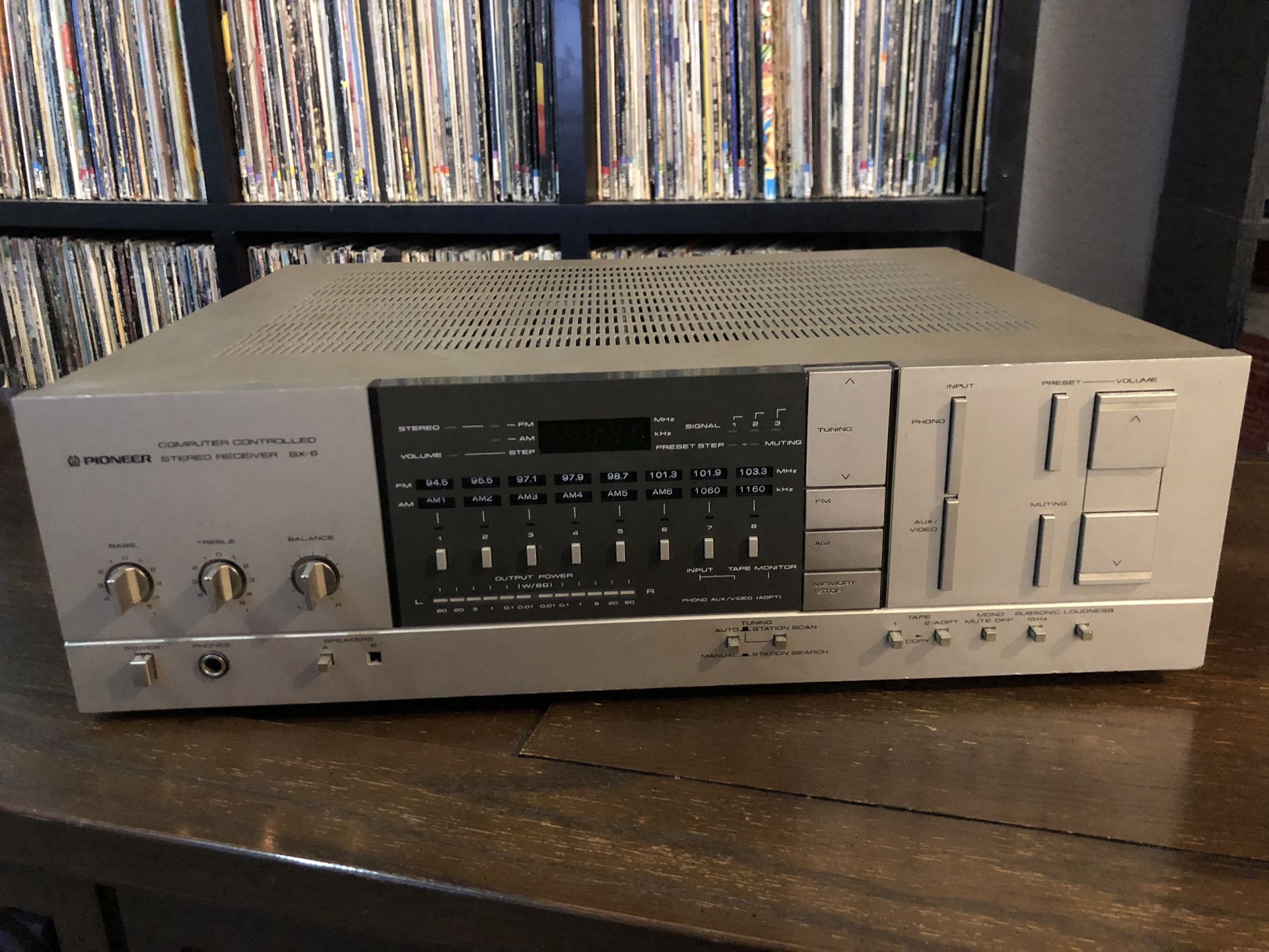 Pioneer SX-6 Stereo Receiver