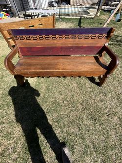 Wood Bench