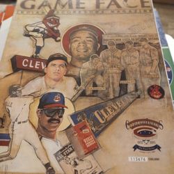 NEW Cleveland Indians Game Face Scorebook Magazine Final Series CLE Stadium 1993