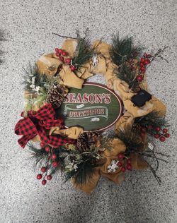 Big Christmas Wreath Battery operated 