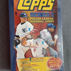2002 Topps Series 2 - Major League Baseball Cards- Sealed Box 36 Packs