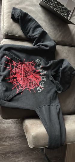 Spider Hoodie Black and Red