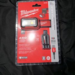 450 Lumens Internal Rechargeable Magnetic Headlamp and Task Light  