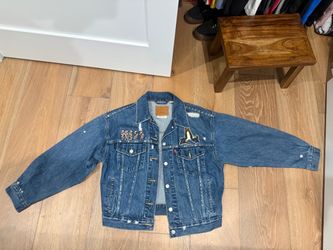 Kiss Band Battle Jean Rocker Jacket Medium Levi Denim