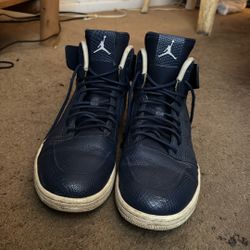 Nike Air Jordan Blue Snakeskin 