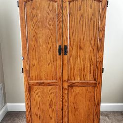 Armoire Computer And Printer Desk