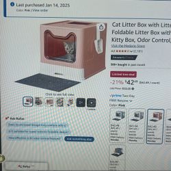 Cat litter Box With Scoop
