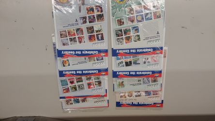 Postage Stamps Celebrate Century Set