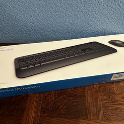 BRAND NEW/SEALED Microsoft Wireless 2000 Desktop Keyboard Mouse Set Bluetooth MAC/PC