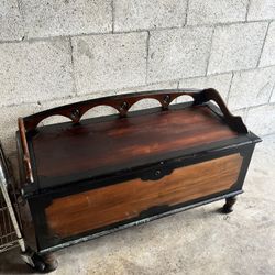 Antique Walnut Blanket Chest